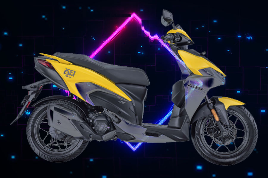 Hero Xoom 125 scooter showcasing its design and features