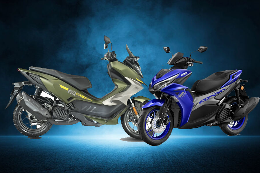 Hero Xoom 160 vs Yamaha Aerox 155